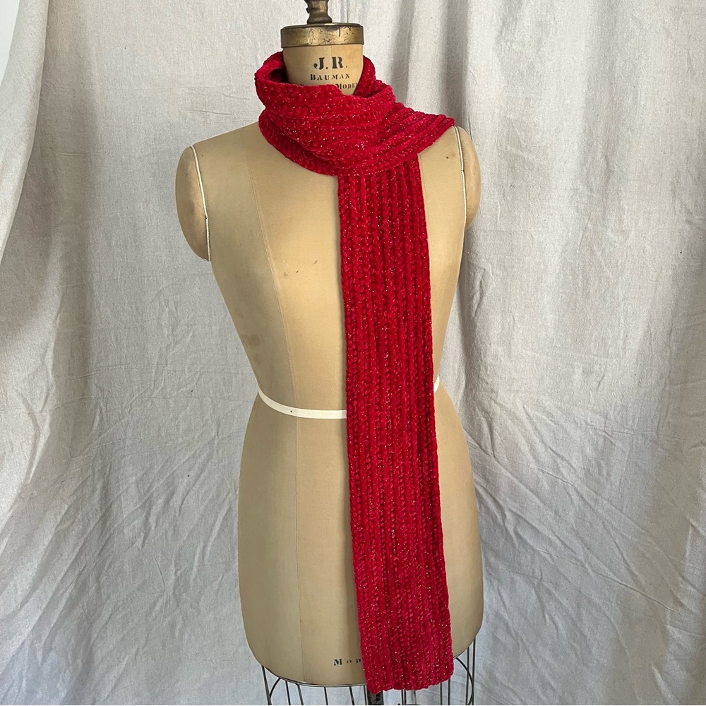 2/$20 Women’s Knit Velour and Metallic Scarf